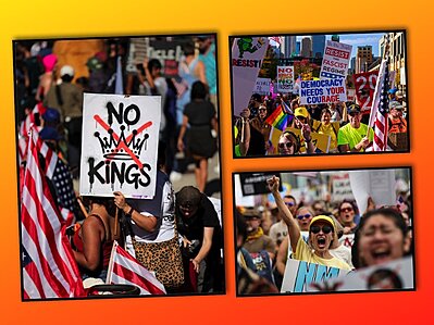 No Kings rầm rộ khắp nước Mỹ: Gần 7 triệu người xuống đường, khẳng định Khng c vua trong nền dn chủ