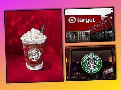 Starbucks  Target v ly socola bạc h cứu vn ma Ging sinh ảm đạm