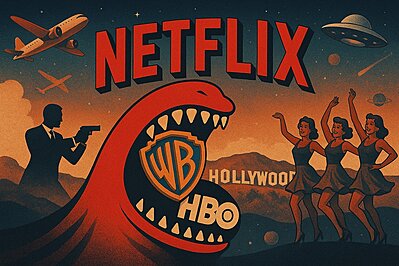 Netflix nuốt chửng Warner Bros: Địa chấn 72 tỷ đ lm rung chuyển Hollywood