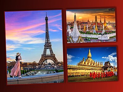 Paris lại đăng quang, Bangkok đng nghẹt, Ving Chăn vẫn lặng lẽ: Bản đồ du lịch 2025 giữa kỷ lục mới v những gc bnh yn