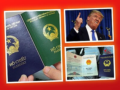 Sau L�o, �ng Trump muốn cấm c�ng d�n Việt Nam nhập cảnh nước Mỹ?